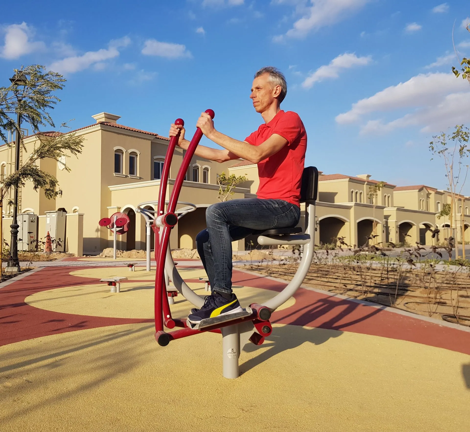 fitness redskab i brug