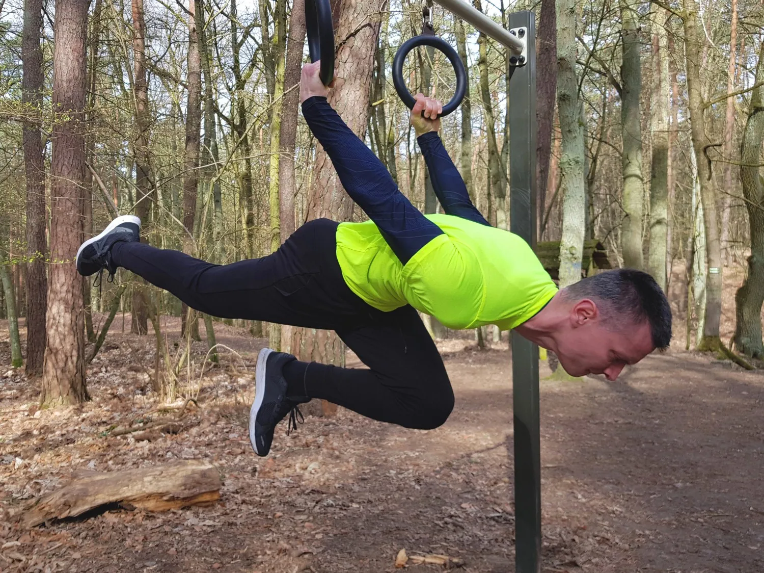 street workout redskab i brug